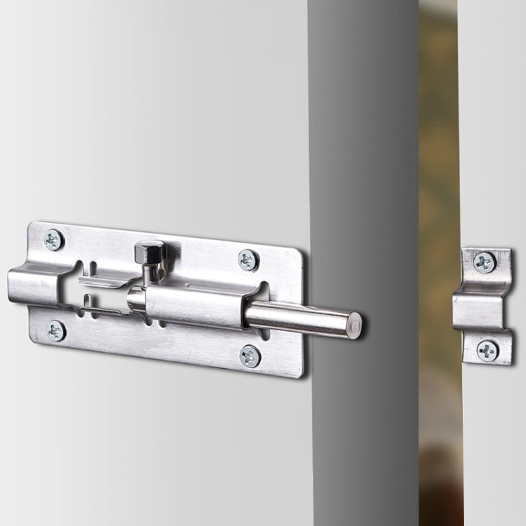 8 inch Stainless Steel Latch Door Bolt Bathroom Wooden Door And Window Anti-Theft Latch Lock