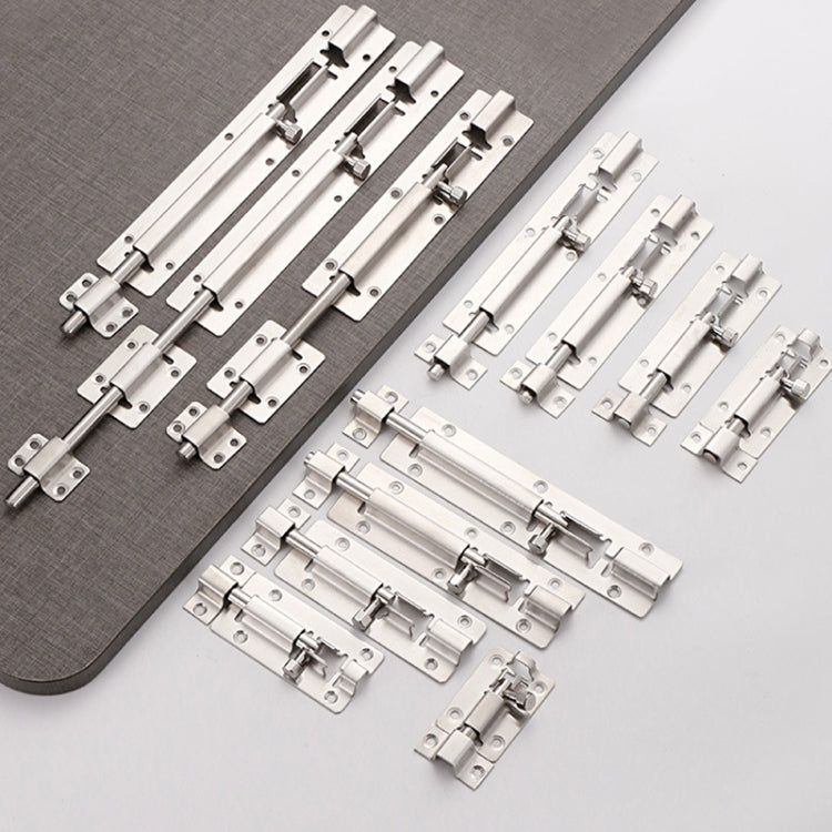 10 inch Stainless Steel Latch Door Bolt Bathroom Wooden Door And Window Anti-Theft Latch Lock