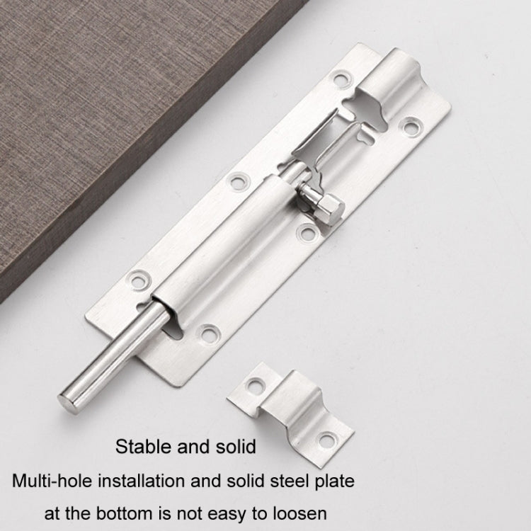 10 inch Stainless Steel Latch Door Bolt Bathroom Wooden Door And Window Anti-Theft Latch Lock