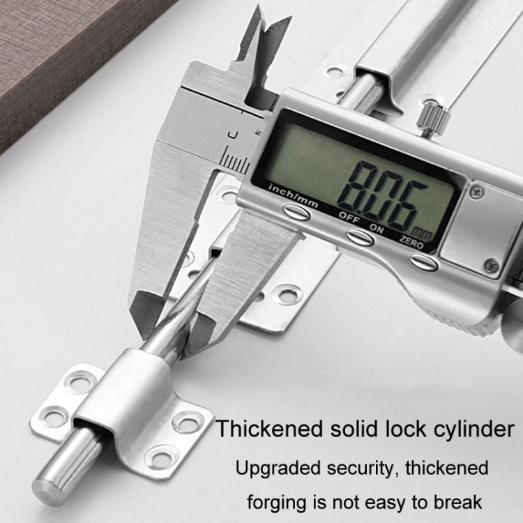 3 inch Stainless Steel Latch Door Bolt Bathroom Wooden Door And Window Anti-Theft Latch Lock