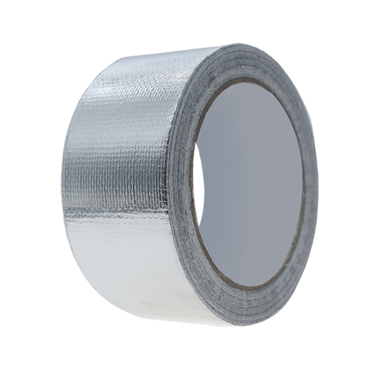 5cm x 5m 0.15mm Glass Fiber Cloth Aluminum Foil Tape Air- Conditioning Pipe Waterproof Seam Sealing Tape