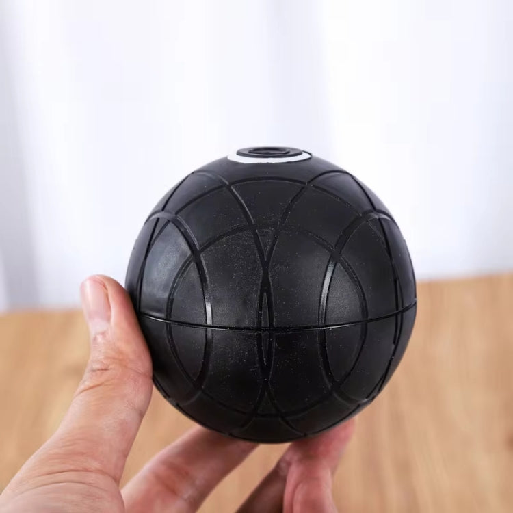 3D Vibrating Yoga Ball Muscle Relaxation Massage Fitness Ball Rechargeable Handheld Silicone Massage Ball - Black