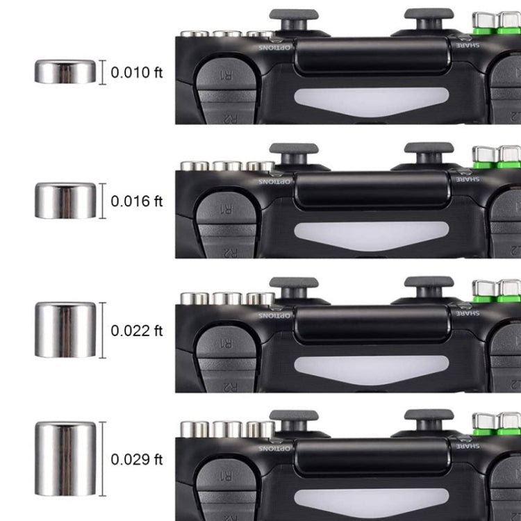 For PS4 Cross Key 3pcs /Set Gamepad Metal Buttons Mushroom Head Magnetic Base Cross Keys Accessory Set