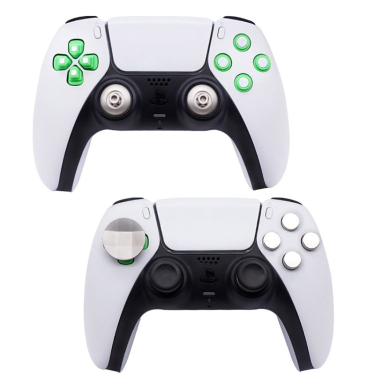 For PS5 20pcs /Set Gamepad Metal Buttons Mushroom Head Magnetic Base Cross Keys Accessory Set