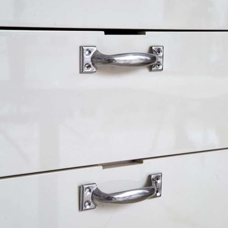 10pcs 3 inch Bow-Shaped Stainless Steel Door Handle Simple Window And Cabinet Drawer Handle