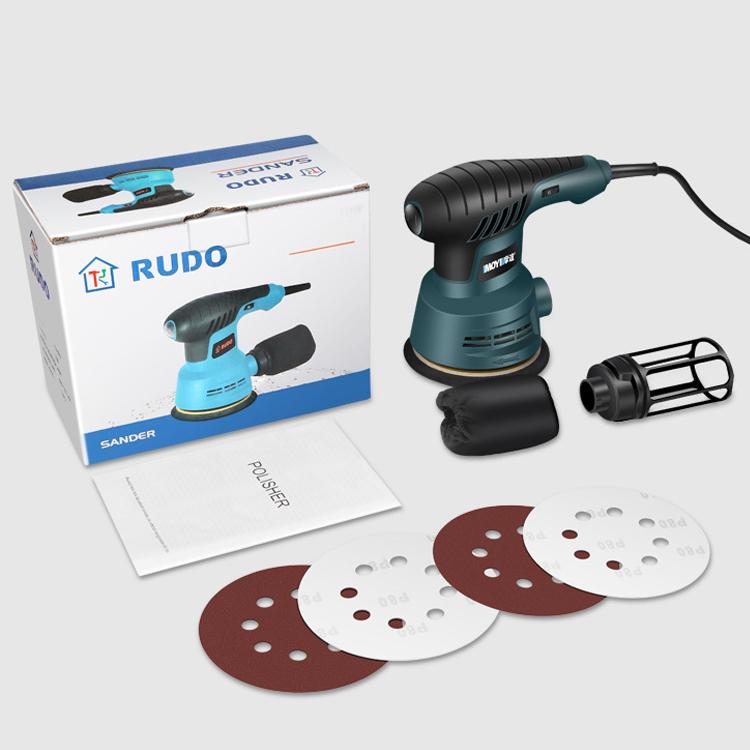 8pcs /Set US Plug MOYI Small Polishing Sandpaper Machine Woodworking Electric Disc Sander