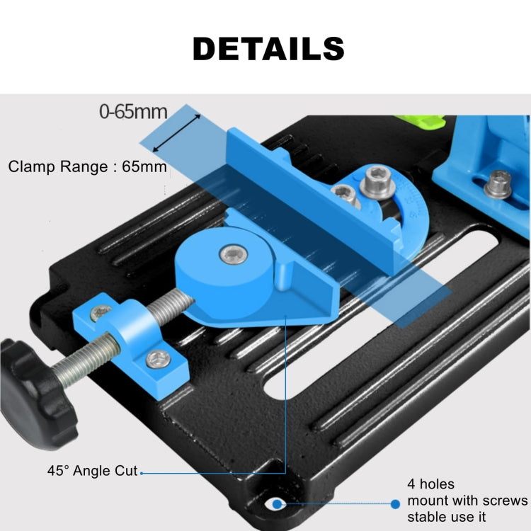 MOYI Small Multifunctional Modified Table Saw Electric Drill Angle Grinder Fixed Bracket - 6105B