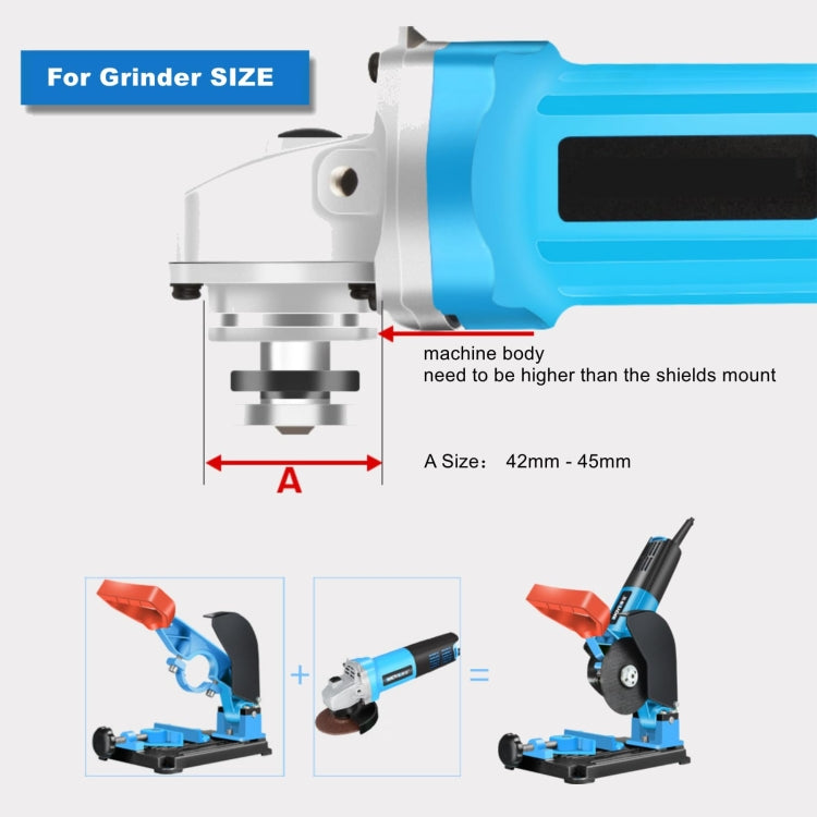 MOYI Small Multifunctional Modified Table Saw Electric Drill Angle Grinder Fixed Bracket - 6105B