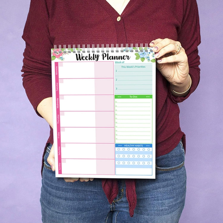 Diary Notepad Note Planning Student Memo, Style: Weekly Plan Type A