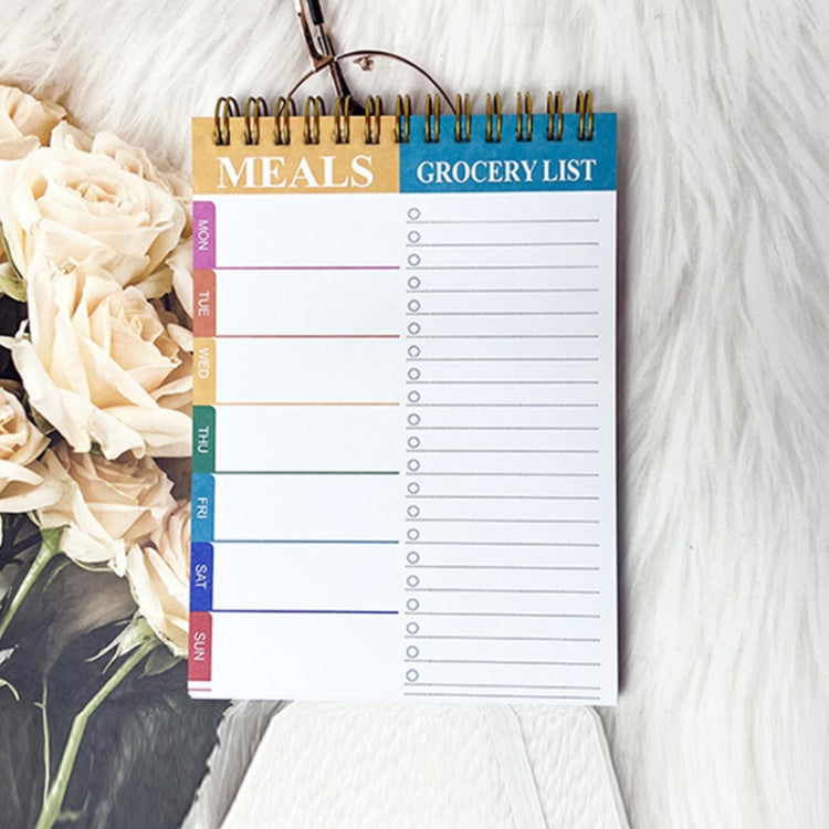 Diary Notepad Note Planning Student Memo, Style: Daily Plan Notepad