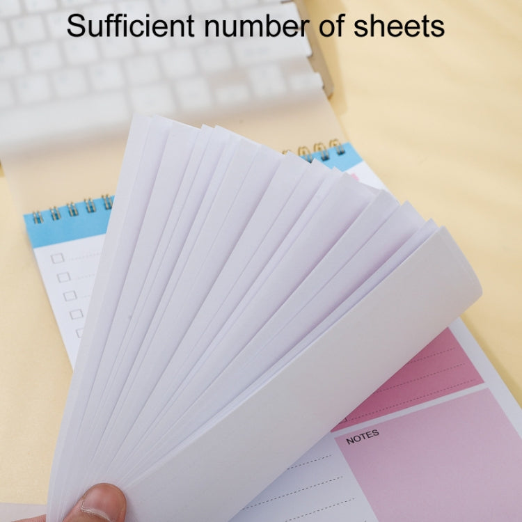 25 x 16.5cm Daily Planner Covered Notebook With Dividers Student Study Schedule Coil Notebook