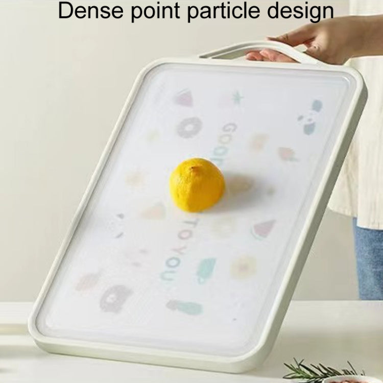 Household Stainless Steel Double Sided Cutting Board Thickened Antibacterial Chopping Board, Model: Medium Rubiks Cube Standable