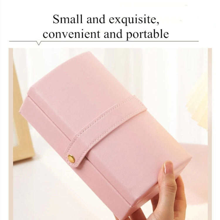 Portable Travel Jewelry Box Earrings Necklace Ring Storage Case