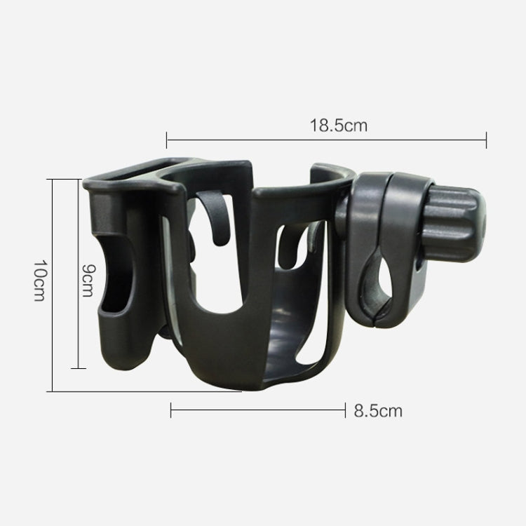 2 In 1 Skeleton Stroller Cell Phone Mug Holder Pushchair Multi-Use Bottle Rack