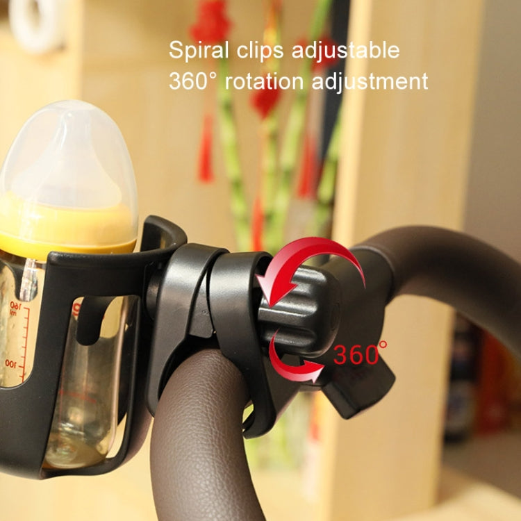 2 In 1 Skeleton Stroller Cell Phone Mug Holder Pushchair Multi-Use Bottle Rack