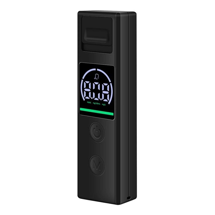 Small Portable Breath Alcohol Tester For Home Car Use - Black