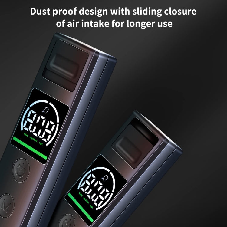 Small Portable Breath Alcohol Tester For Home Car Use - Black