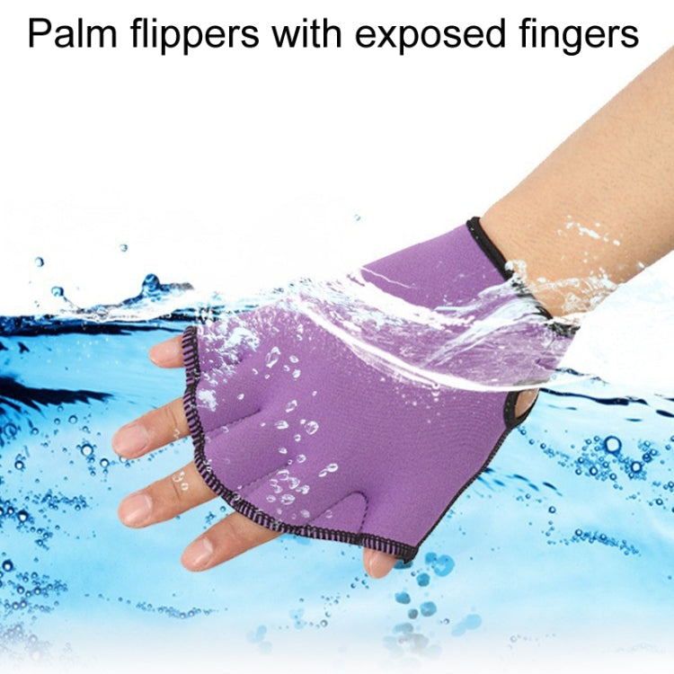Swimming Training Duck Palm Webbing Multifunctional Snorkeling Gloves, Size: M