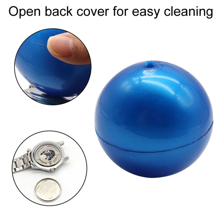 Rotating Back Cover Watch Opener Rubberized Ball Watch Repair Tool - Blue
