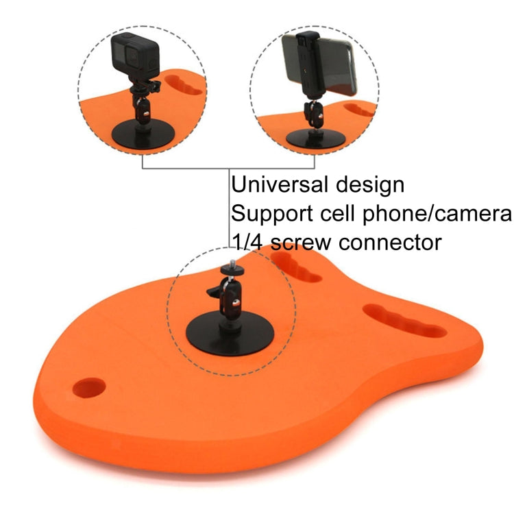 Swimming Floating Board Cell Phone Camera Shooting Auxiliary Equipment With Camera Stand+Traction Rope