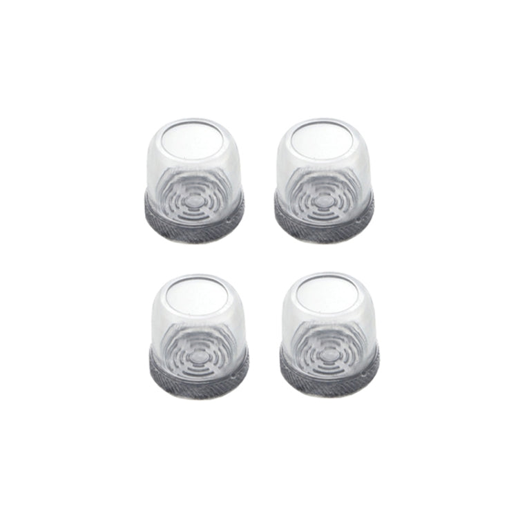 4pcs / Set Thickened Wear-Resistant Table And Chair Leg Covers Household Quiet Non-Slip Stool Foot Protector, Style: Mini Small Round Transparent