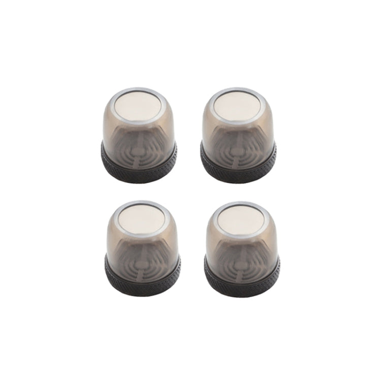 4pcs / Set Thickened Wear-Resistant Table And Chair Leg Covers Household Quiet Non-Slip Stool Foot Protector, Style: Mini Small Round Light Gray