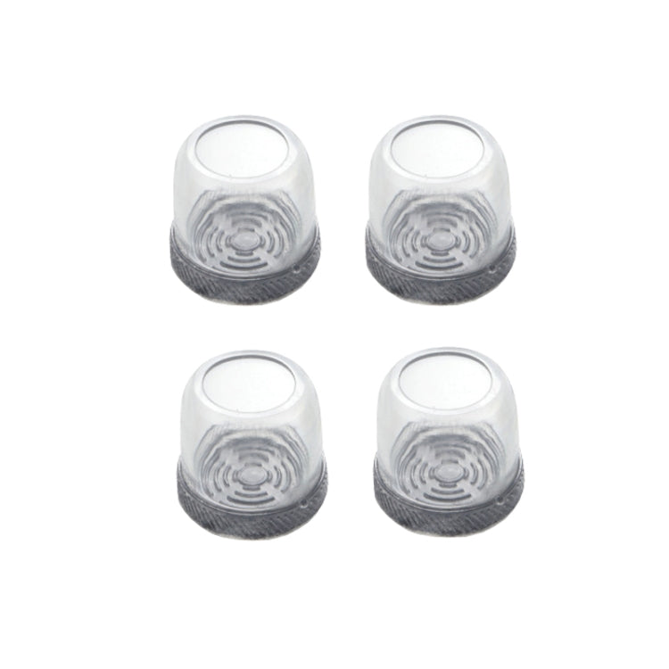 4pcs / Set Thickened Wear-Resistant Table And Chair Leg Covers Household Quiet Non-Slip Stool Foot Protector, Style: Small Round Transparent