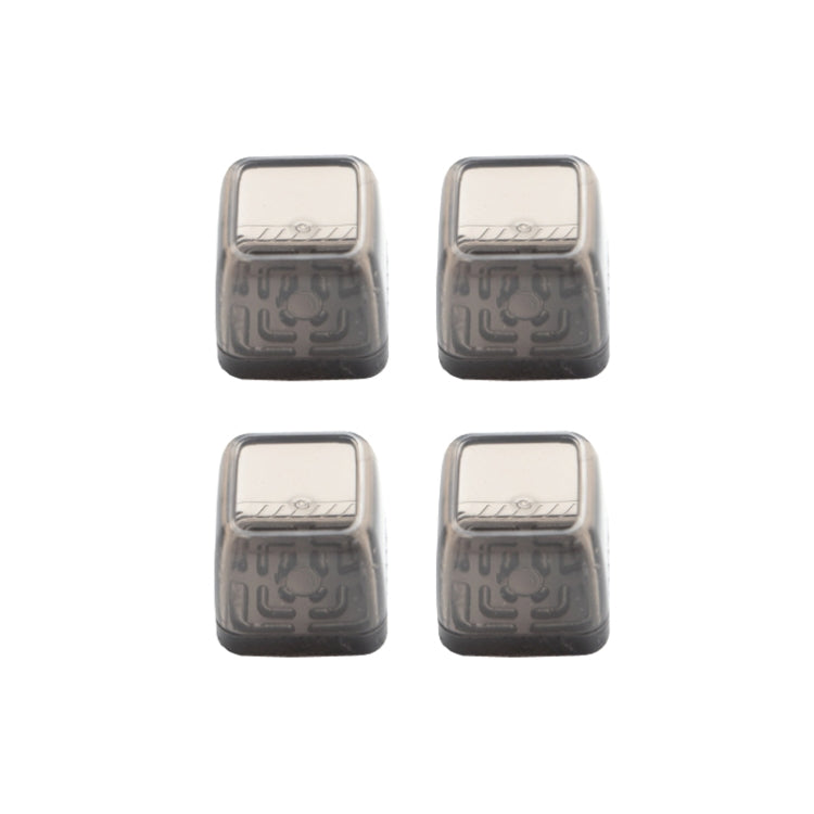 4pcs / Set Thickened Wear-Resistant Table And Chair Leg Covers Household Quiet Non-Slip Stool Foot Protector, Style: Small Square Light Gray