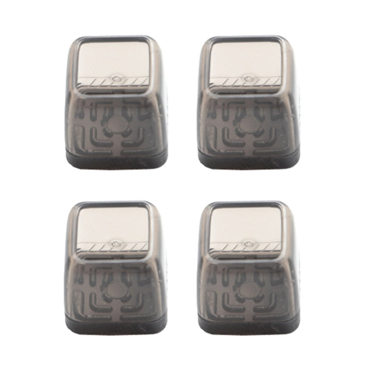 4pcs / Set Thickened Wear-Resistant Table And Chair Leg Covers Household Quiet Non-Slip Stool Foot Protector, Style: Large Square Light Gray