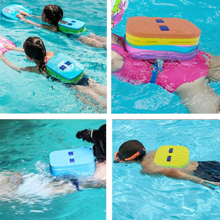 Waist Shape Medium EVA Foam Float Back Rafting Swimming Gear Aquatic Outdoor Sports Gear, Color Random Delivery