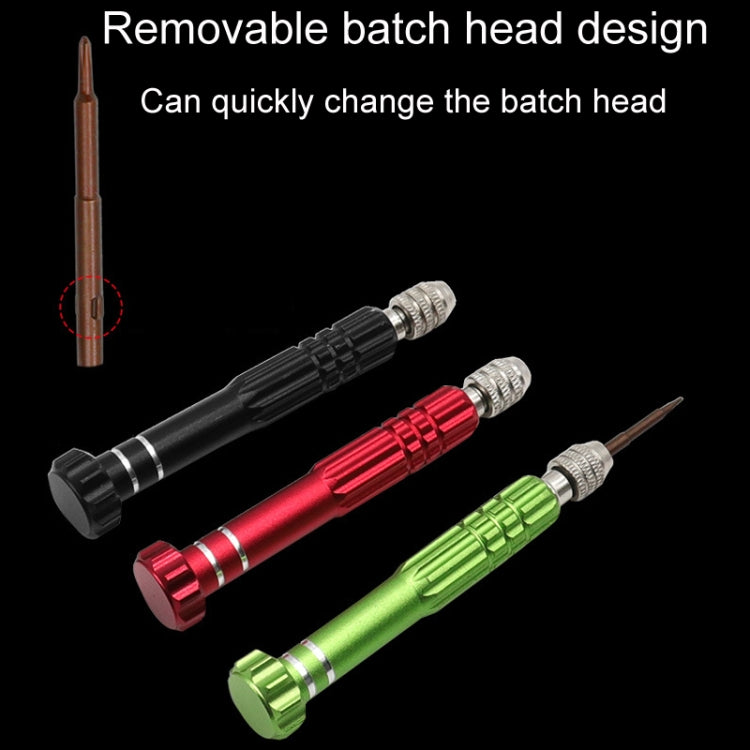 5 In 1 Aluminum Alloy Screwdriver Cell Phone Disassembly And Repair Tools