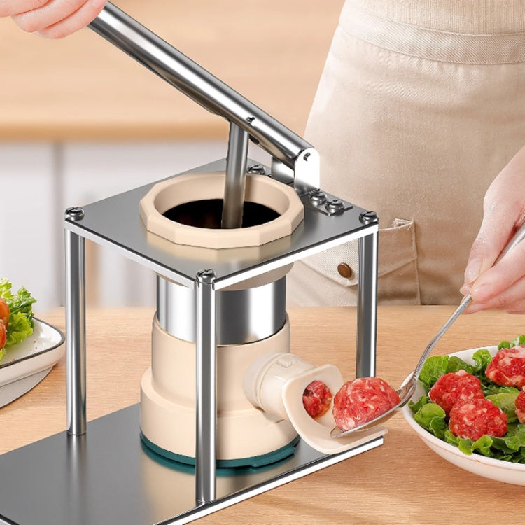 Lever Press Sausage Maker Vertical Fast Manual Sausage Stuffer Tool With 5 Nozzles