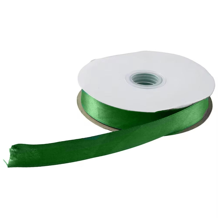 2.5cm X 91m Polyester Ribbon Gift Packaging Cake Wedding Decoration Ribbon, Color: Green 580