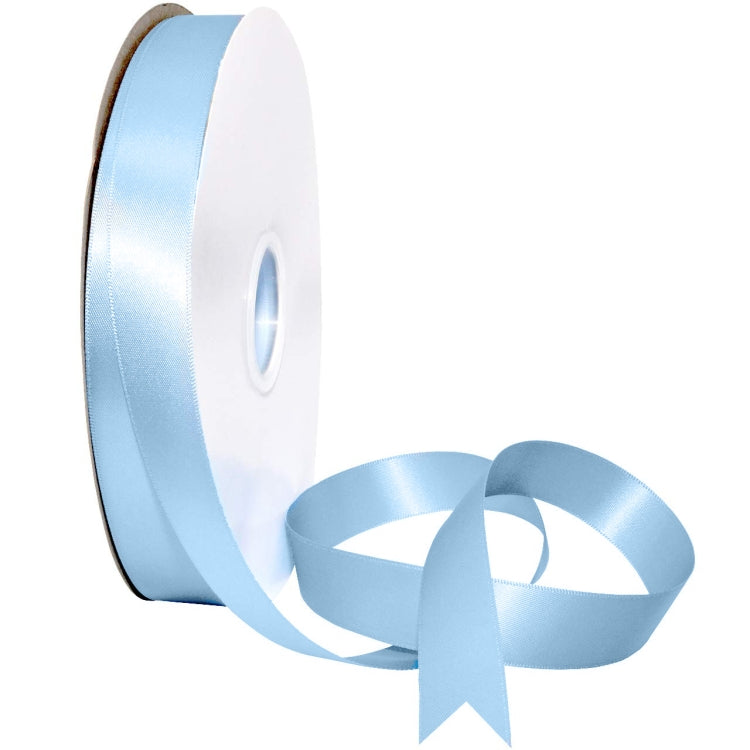 2.5cm X 91m Polyester Ribbon Gift Packaging Cake Wedding Decoration Ribbon, Color: Silver Blue 311