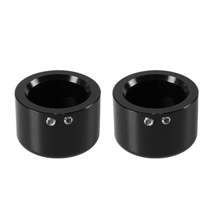 For Harley Davidson Motorcycle Modified Front Axle Wheel Covers Front Axle Decorative Cover - Black