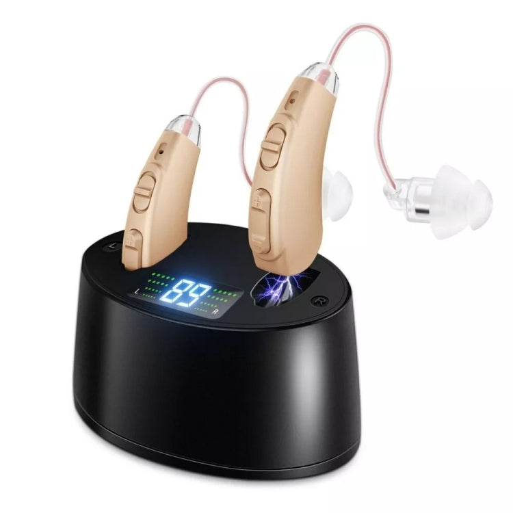 Z-128 Mini Invisible Rechargeable Digital Hearing Aid Personal Sound Amplifier - Skin Color
