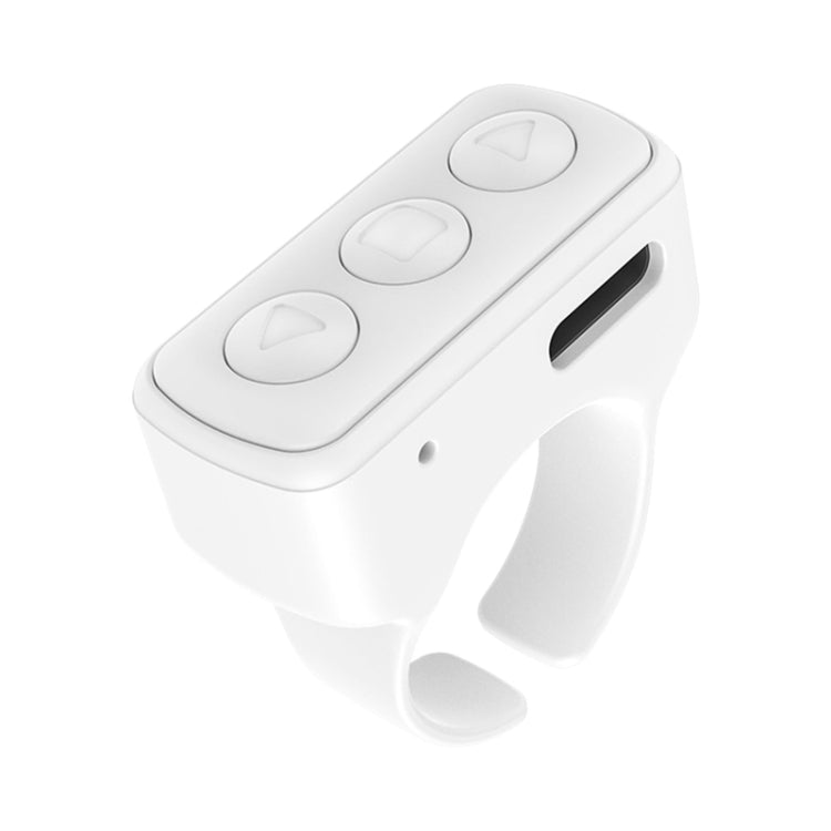 Bluetooth 3 Keys Remote Finger Ring Video Controller Novel Page Flip Photo Tool