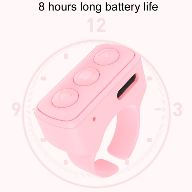 Bluetooth 3 Keys Remote Finger Ring Video Controller Novel Page Flip Photo Tool