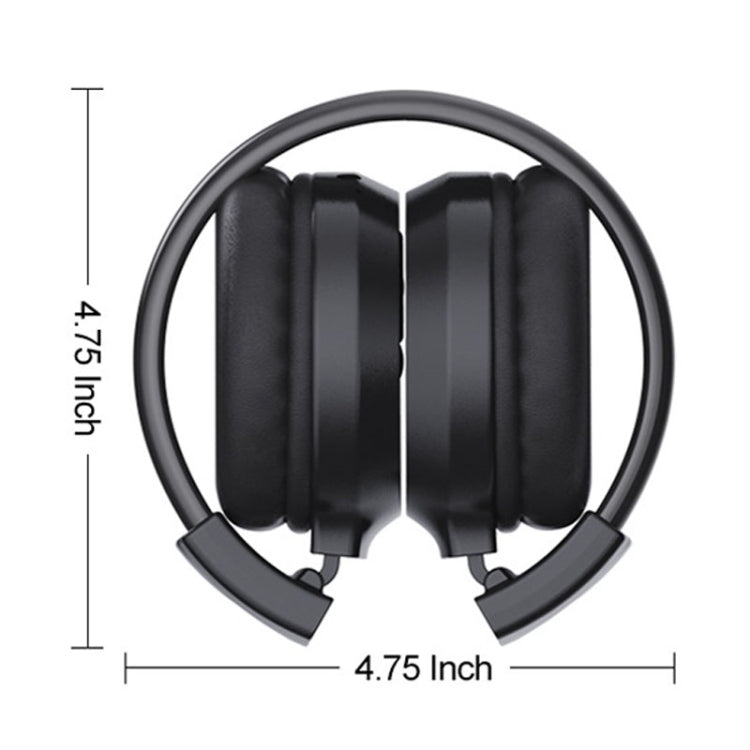 F4 Digital Display Automatic Scanning Foldable FM Radio Headphone, Spec: Charging Version