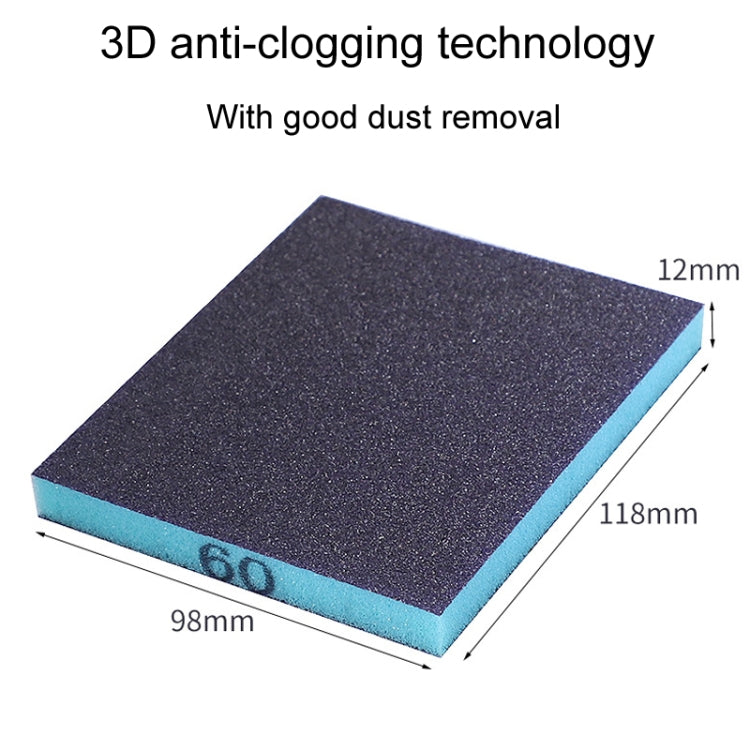320# Woodworking Polishing Metal Rust Removal Wet And Dry Sponge Sandpaper