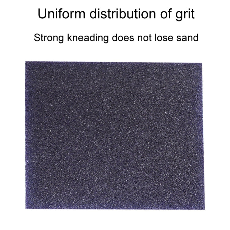 100# Woodworking Polishing Metal Rust Removal Wet And Dry Sponge Sandpaper