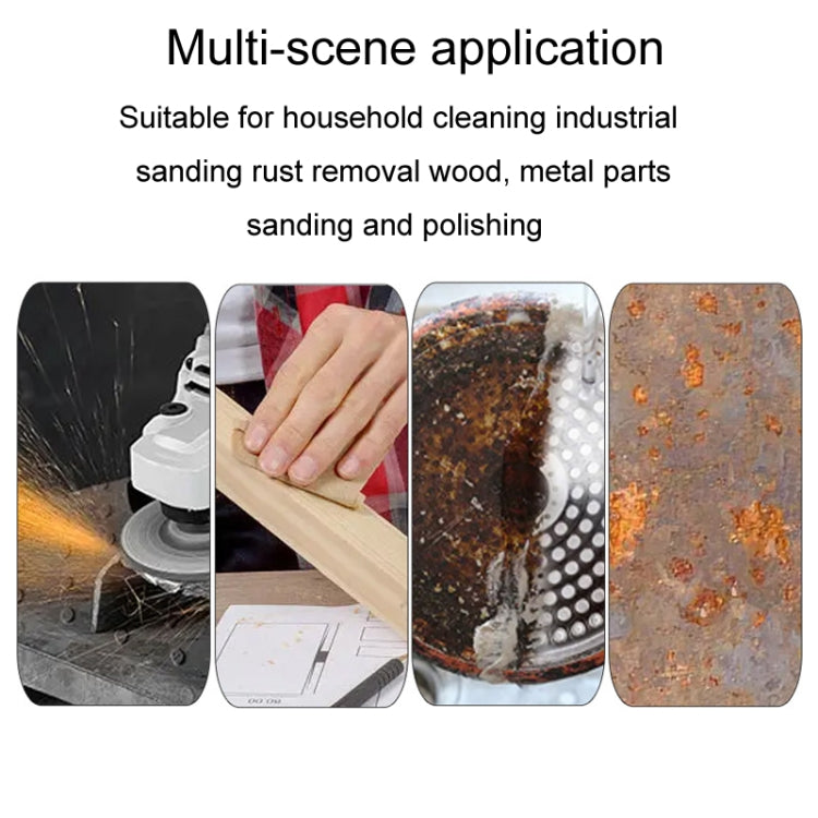 80# Woodworking Polishing Metal Rust Removal Wet And Dry Sponge Sandpaper