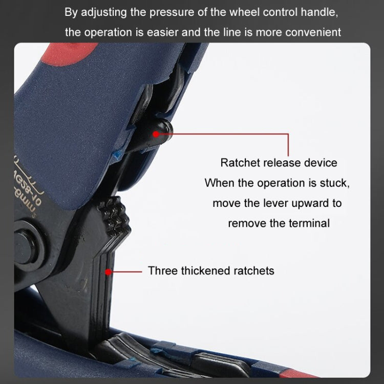 Manual Multifunctional VE Terminal Tube-shaped Special Crimping Pliers, Model: FST 6-6
