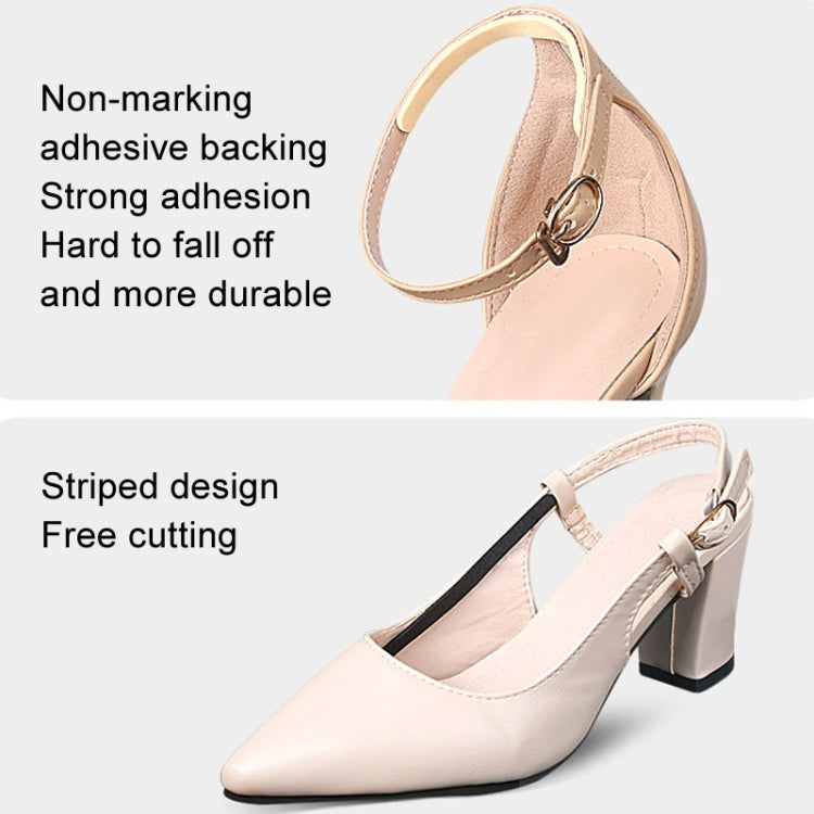 6pcs /Pack Anti-friction Soft Shoe Side Stickers Anti-falling Heel Posterior Stickers, Color: White EVA