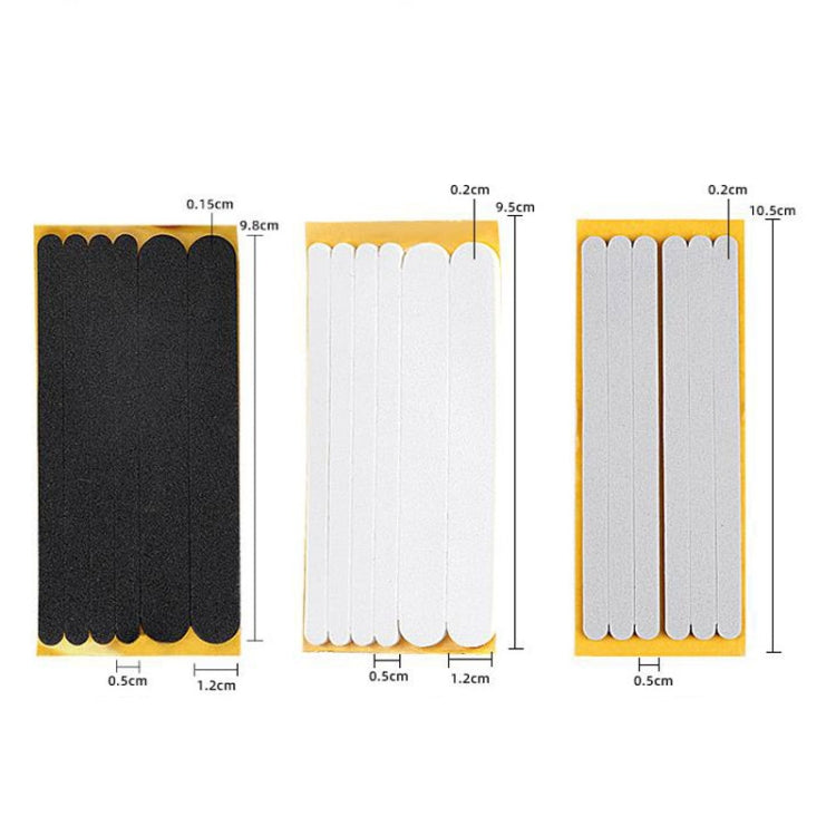 6pcs /Pack Anti-friction Soft Shoe Side Stickers Anti-falling Heel Posterior Stickers, Color: White EVA