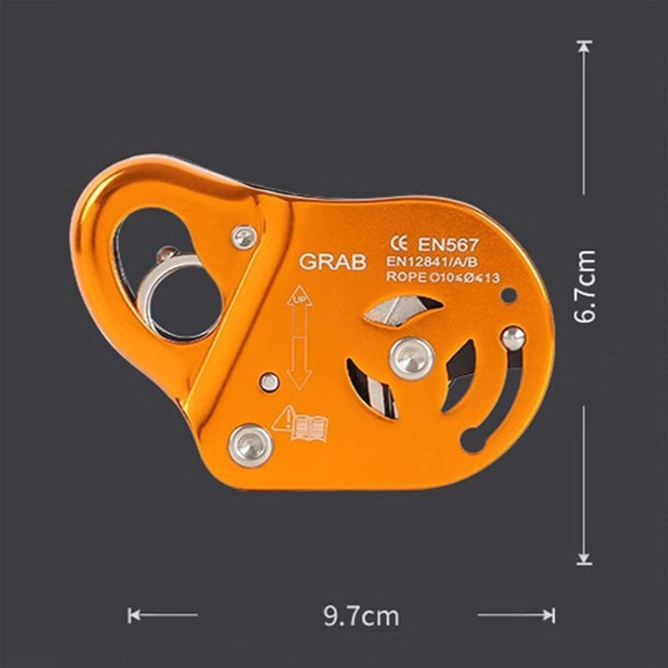XINDA TPQ6608 High-altitude Work Protector Removable Self-locking Rope Grabber - Orange