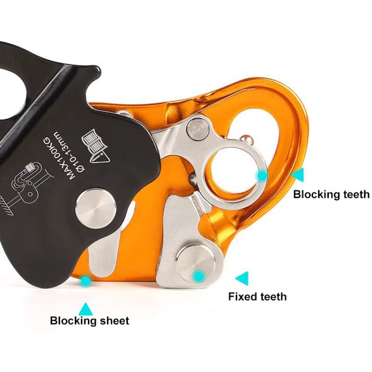 XINDA TPQ6608 High-altitude Work Protector Removable Self-locking Rope Grabber - Orange