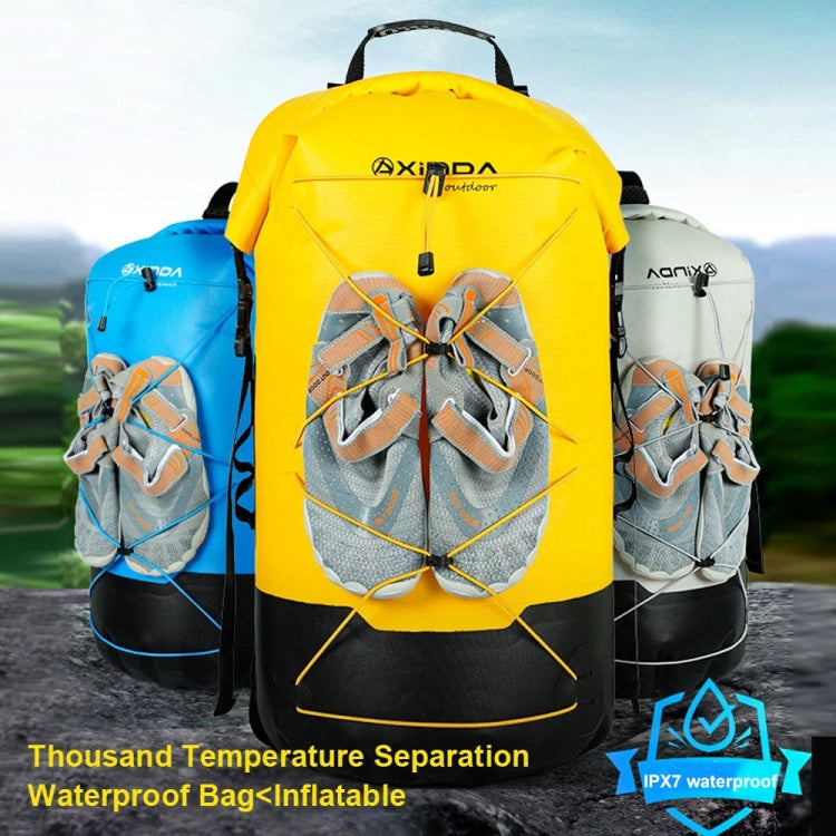 XINDA XD-BAG19 IPX7 Waterproof Outdoor Stream Tracing Backpack Diving Bag, Color: Black-26L