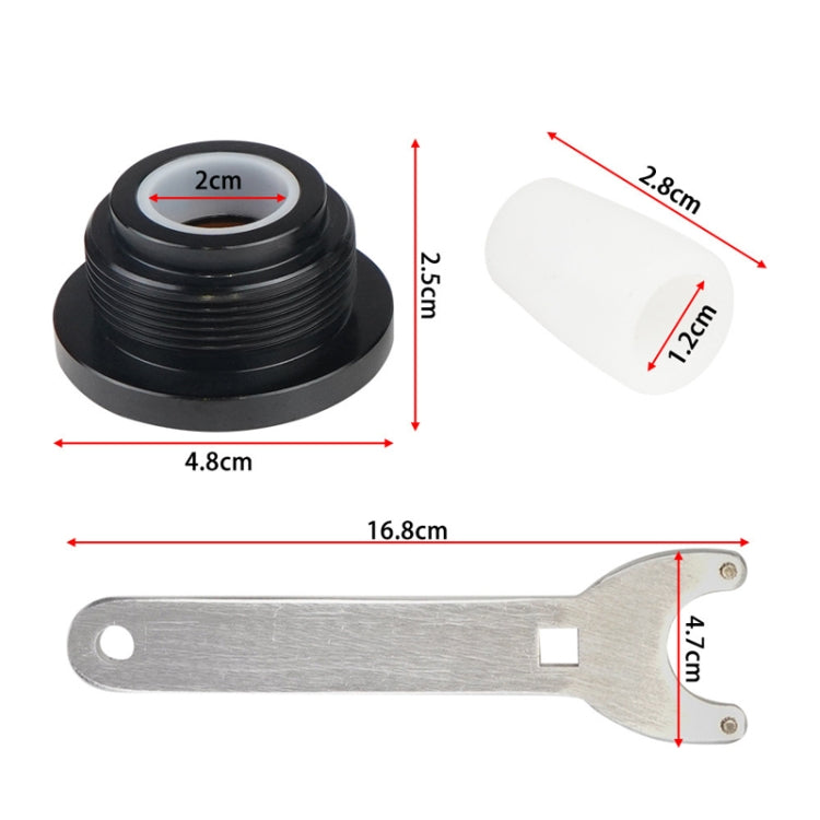 For Seastar HS5157 Boat Front Mount Hydraulic Steering Cylinder Seal Kits Wrench Tool - Orange Inner Ring