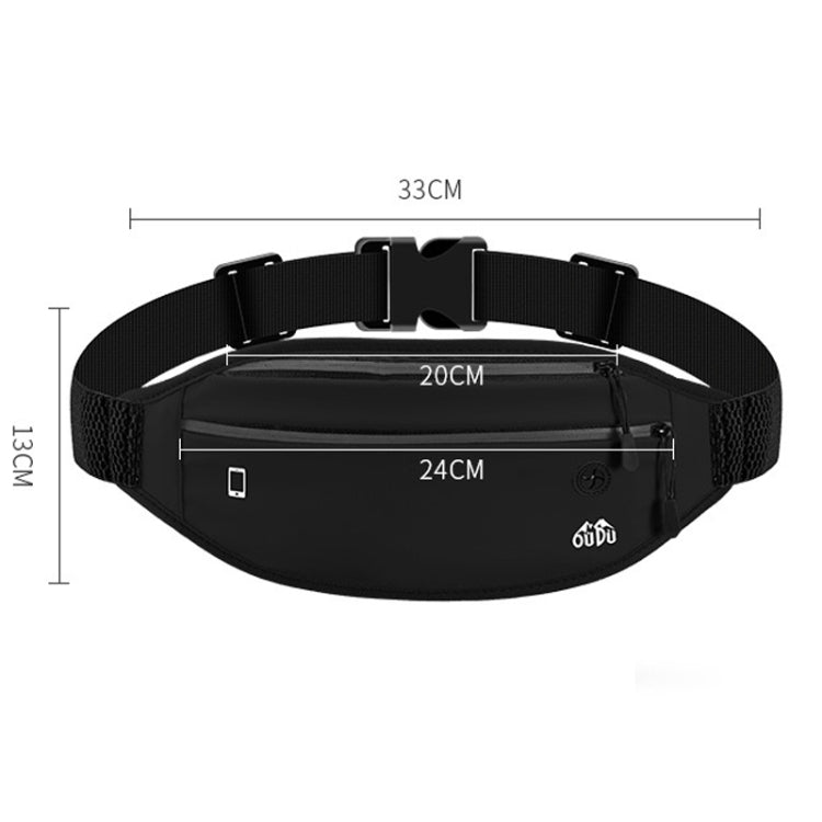OUDU Outdoor Sports Portable Waist Pack Male And Female Running Waterproof Cell Phone Bag